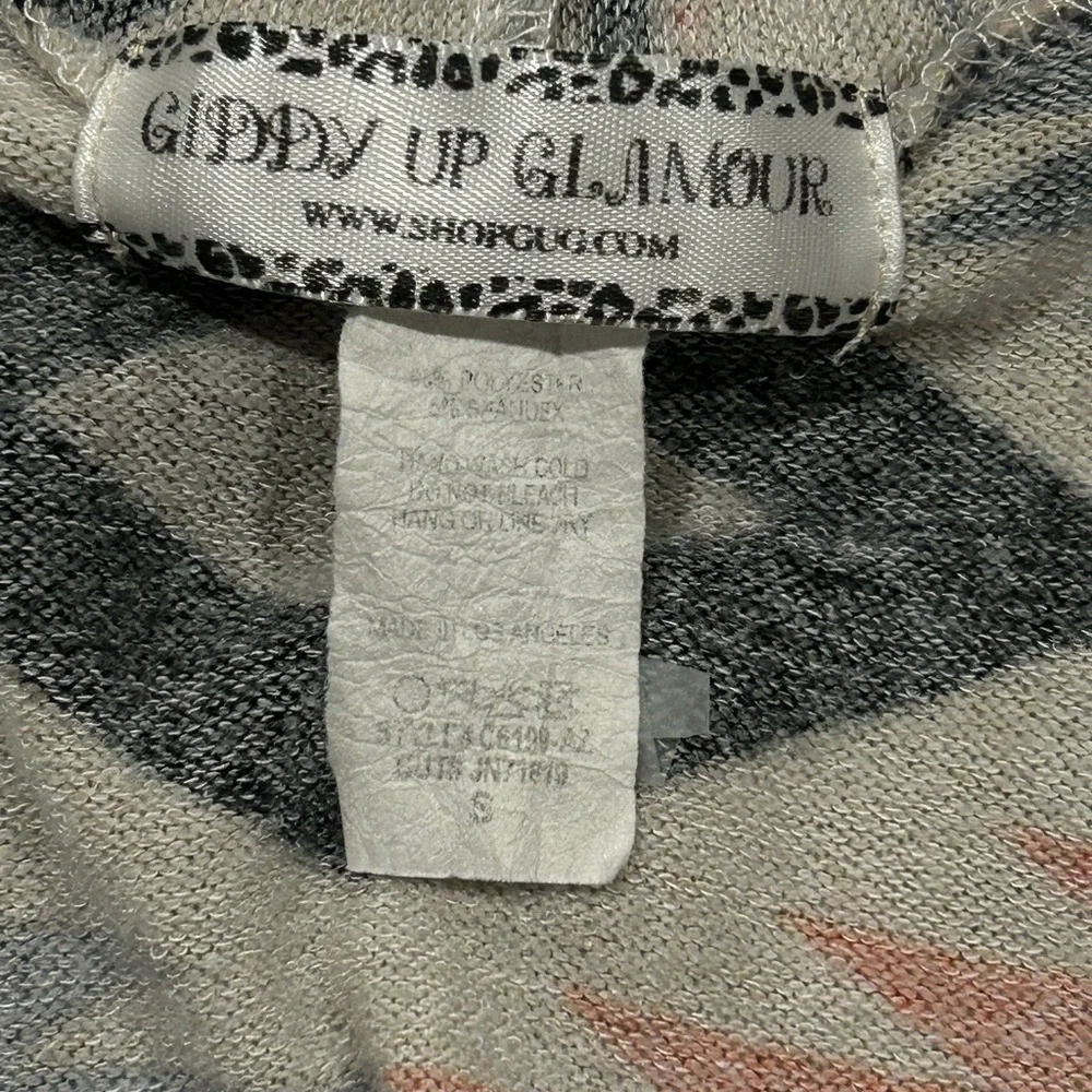 Giddy Up Glamour Southwestern Cowgirl Rodeo Western Barn Ranch Jacket Cardigan